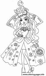 Ever Coloring After High Pages Lizzie Hearts Printable Wonderland Way Too Kitty Print Dragon Cheshire Games Ashlynn Cerise Hood Ella sketch template