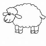 Coloring Sheep Pages Cartoon Bighorn Getcolorings sketch template