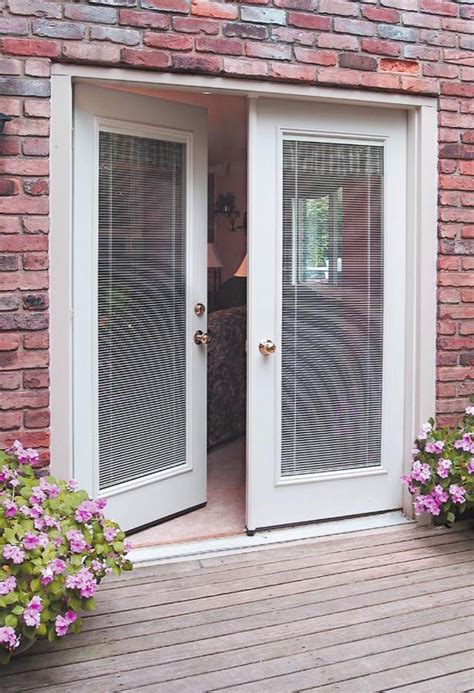 French Patio Doors With Built In Blinds 7 Dream Home Best