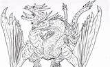 Adora Godzilla Rodan sketch template