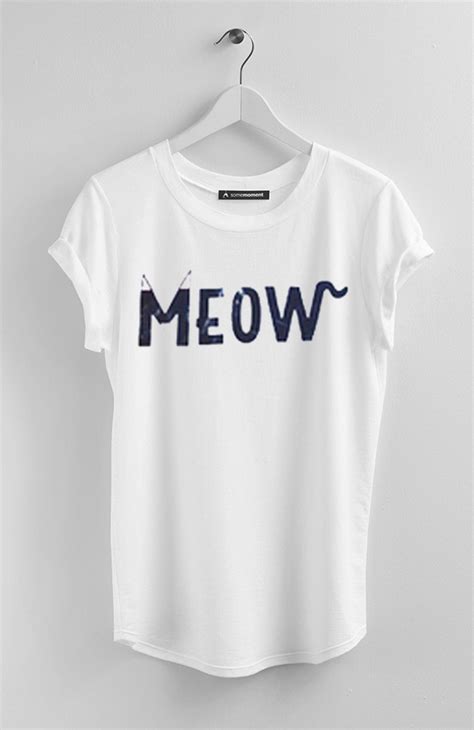 meow cat  shirt donefashioncom