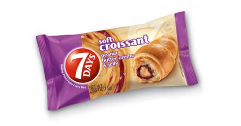7 days croissant peanut butter creme and jelly