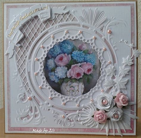pin van marilyn preston op cards diecut bloemen kaarten