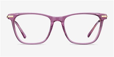 Sebastian Square Purple Glasses For Women Eyebuydirect
