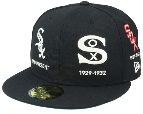 chicago white sox fifty life quickturn black fitted  era caps