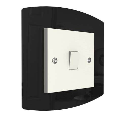 curved single light switch surrounds  displaypro