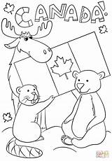 Canada Coloring Pages Printable Drawing Supercoloring Categories sketch template