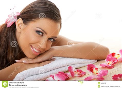 daily spa stock photo image  happy calm clinic clean