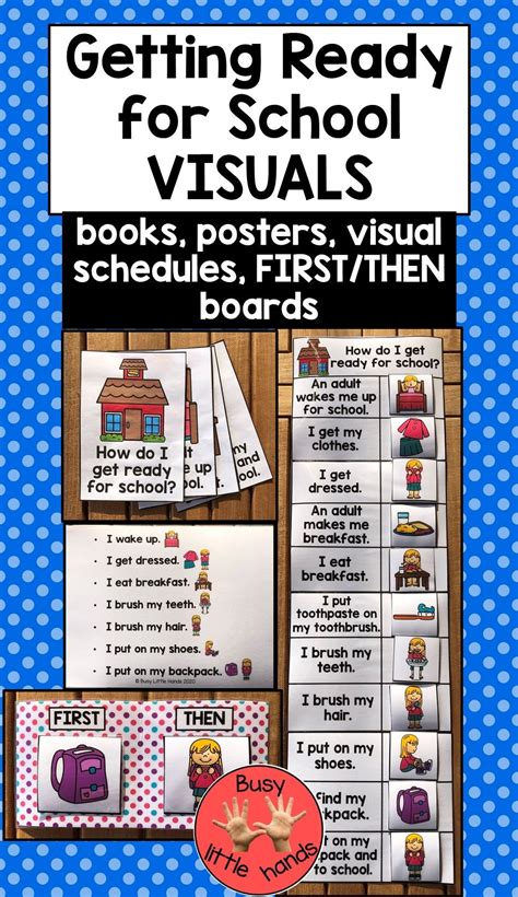 ready  school visuals  preschool special education families school readiness