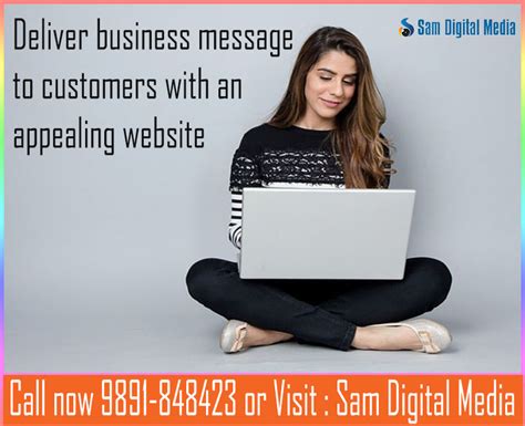 deliver business message customers appealing website