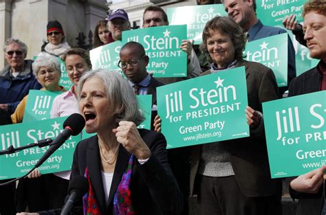 Jill Stein Green Party Candidate Considers A Second Run For President
