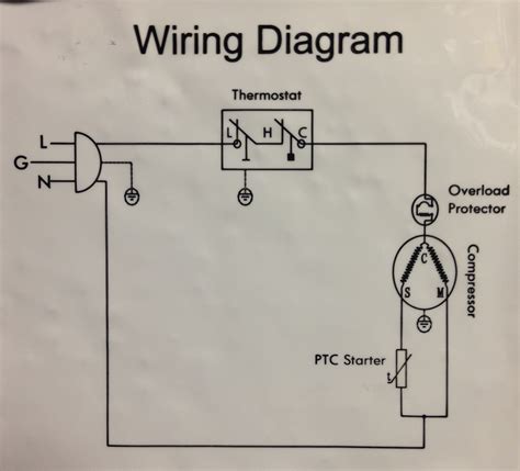 fridge refrigerator start relay wiring diagram homemadeal