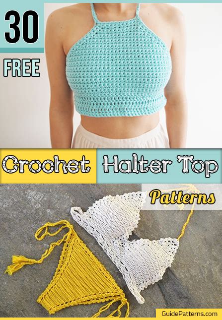 30 free crochet halter top patterns guide patterns crochet crop top