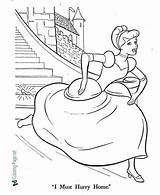 Cinderella Hurry sketch template