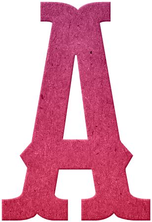 abecedario rosa en fieltro pink alphabet  felt   alfabetos