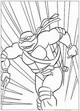 Coloring Ninja Leonardo Turtles Pages Popular sketch template