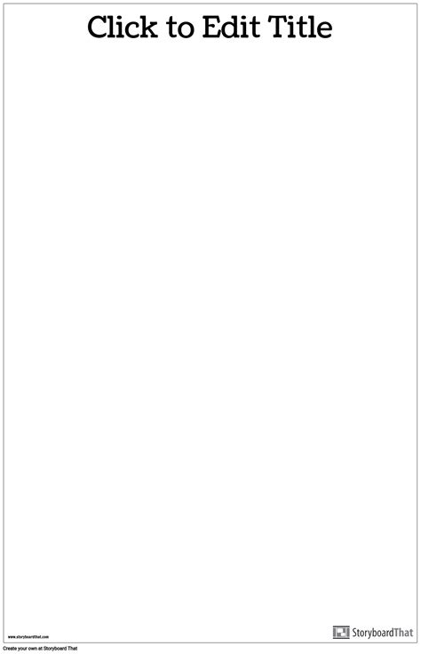 blank poster template storyboard  poster templates
