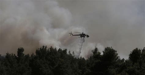 bosbranden  griekenland breiden zich verder uit buitenland telegraafnl
