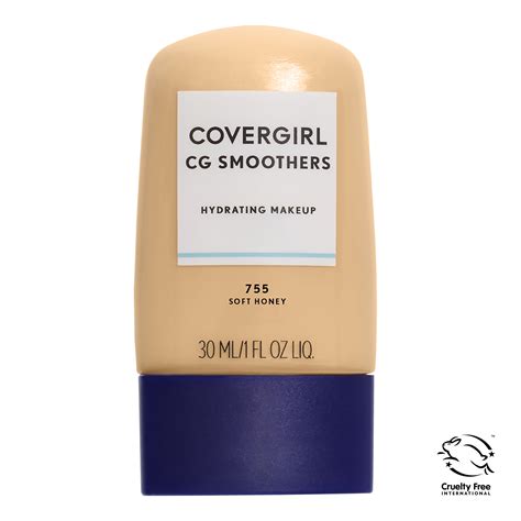 covergirl smoothers hydrating foundation makeup  soft honey  fl