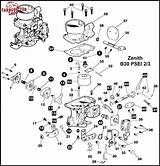 Zenith Carburetor B30 Psei Exploded Diagram sketch template