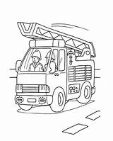 Coloring Firefighter Pages Preschoolers Getcolorings Printable sketch template