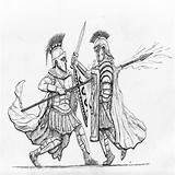 Hoplite Vs Greek Soldier Drawing Legionaire Roman Getdrawings Deviantart Drawings sketch template