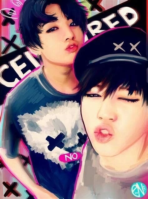 Jikook Fan Art Credit To Owner Image 3279444 By Marine21 On