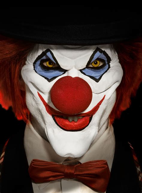 un maquillage de clown terrifiant idéal pour halloween gruseliger