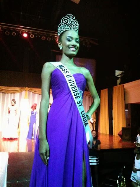 Roxanne Didier Nicholas Is Crowned Miss Universe St Lucia 2014