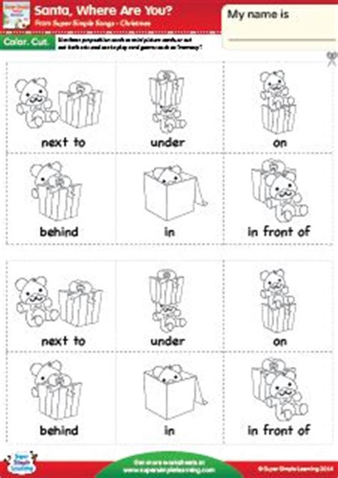 english worksheet prepositions  kids eld yay classroom ideas