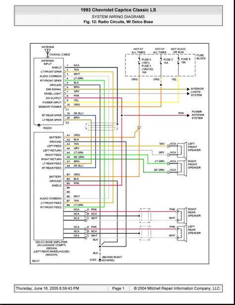 chevy silverado radio wiring harness diagram radio wiring diagram