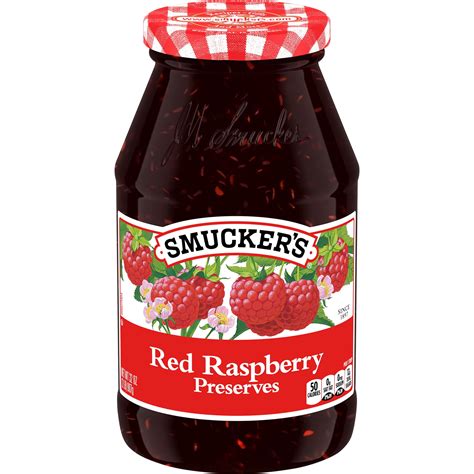 smuckers red raspberry preserves  ounce jar walmartcom walmartcom