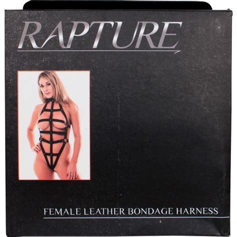 rapture female leather bondage harness sex toys and adult novelties