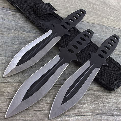 defender  piece throwing knives set  sheath unlimited wares