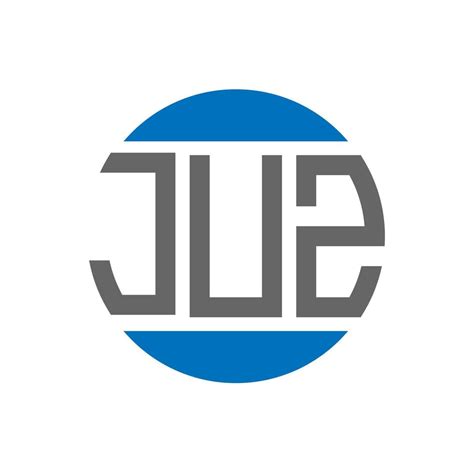 juz letter logo design  white background juz creative initials