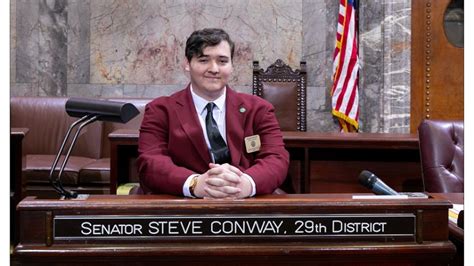Alexander Scott Serves As Page In Washington State Senate Sen Steve