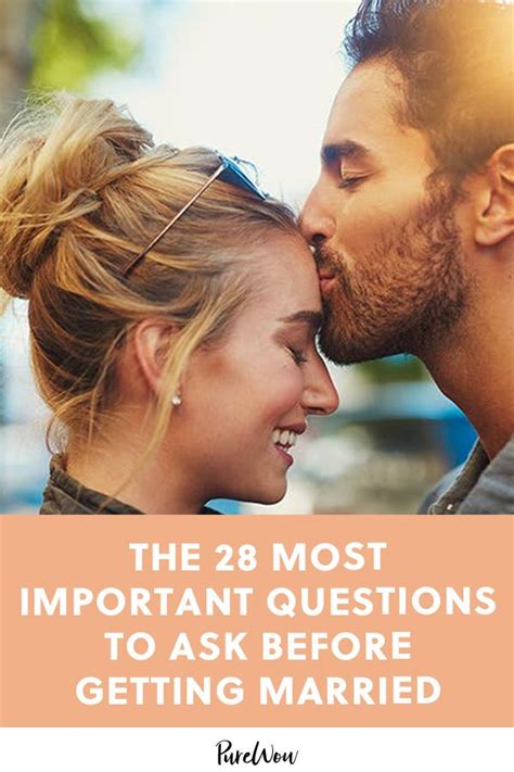 The 28 Most Important Questions To Ask Before Getting Married This Or
