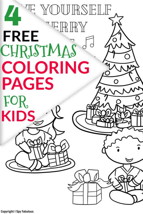 christmas day coloring pages  spy fabulous