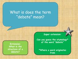 introduction  formal debates teaching resources