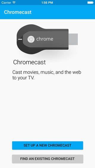 google chromecast app voor ios aangepast voor iphone