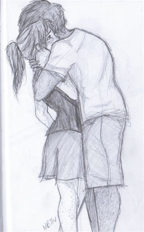 40 Romantic Couple Hugging Drawings And Sketches – Buzz16