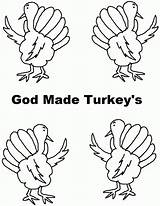 Coloring God Made Turkey Pages Created Animals Church People Turkeys Collection House Thanksgiving Popular Coloringhome sketch template