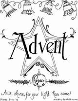 Advent Coloring Pages Wreath Printable Christmas Print Calendar Worksheets Kids Sunday Sheets Sheet Christian Candles Book Children Season Color First sketch template