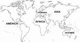 Continentes Mapa Nombres Planisferio Mudo Politico Mapamundi Mundi Mapas Oceania Océanos Docentes sketch template