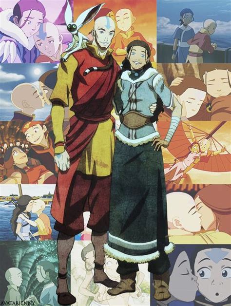 official older aang and katara art from comic con ladies and gentlemen this is awesome