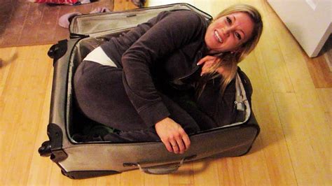 girl stuck in suitcase youtube
