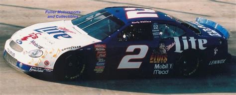 1998 2 rusty wallace miller lite elvis tcb ford winston cup no