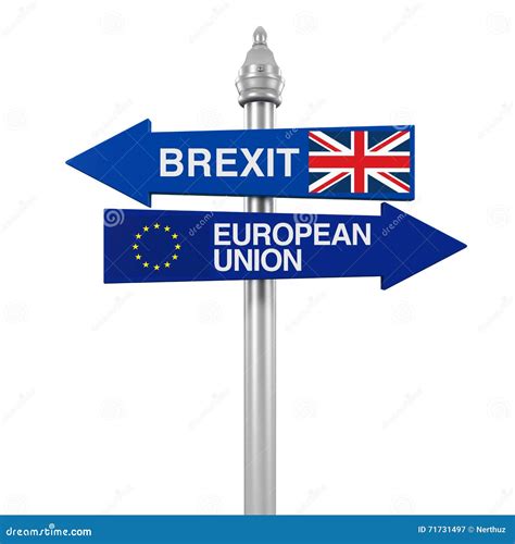 brexit direction sign stock illustration image  choice
