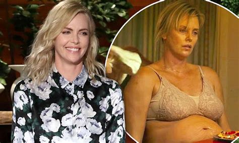 charlize theron says 50lb tully weight gain isn t a big