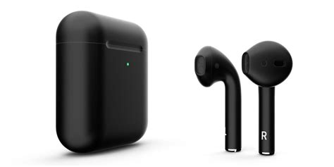 colorware custom airpods   glossy  matte finishes   tomac